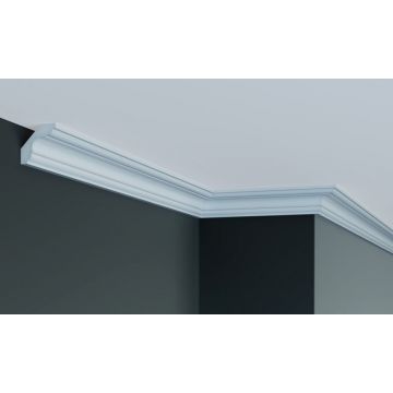 Cornisa decorativa din poliuretan Flexibil P911F - 4.4x4.4x200 cm