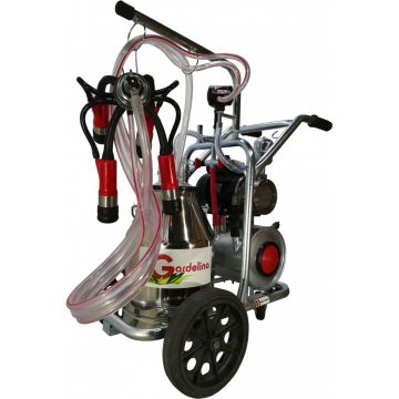 Mulgatoare Vaci Gardelina T130 IN PC, 30L INOX, 1 post, 180 l/min, 10 bovine pe ora