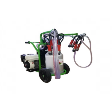 Mulgatoare Vaci Green Line T240 Aluminiu PC, bidon 40l aluminiu, motor 6.5 CP, 2 posturi, 16-20 bovine pe ora