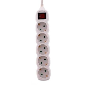 Prelungitor 5 prize 3M cu intrerupator cablu 3x1.5mmp