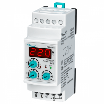 Releu monofazic de protectie la tensiune, 50-280V