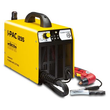 Aparat pentru taiat cu jet de plasma Deca I-PAC1235, 35 A, taiere maxima 12 mm, cu accesorii Aparat pentru taiat cu jet de plasma Deca I-PAC1235, 35 A, taiere maxima 12 mm, cu accesorii