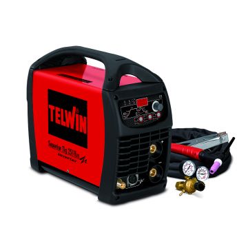 Aparat sudura TIG/ MMA Telwin SUPERIORTIG251DC-HF/LIFT-VRD_ACC, 250 A, electrozi 1.6-5  mm, cu accesorii TIG