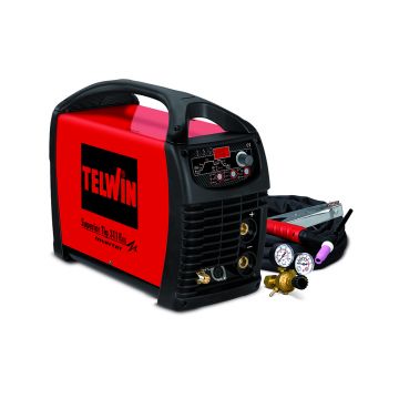 Aparat sudura TIG/ MMA Telwin SUPERIORTIG311DC-HF/LIFT_ACC, 300 A, electrozi 1.6-5  mm, cu accesorii TIG