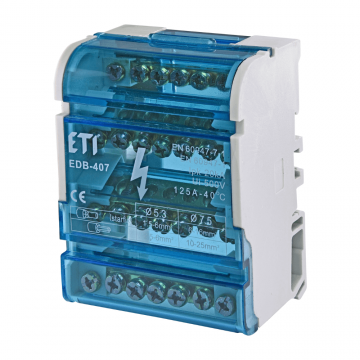 Bloc distributie EDB-407 4x7 terminale - ETI 001102303