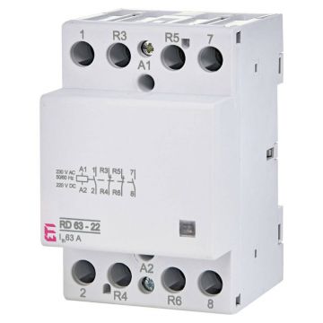Contactor modular RD 63-22-230V AC DC - ETI 002464030