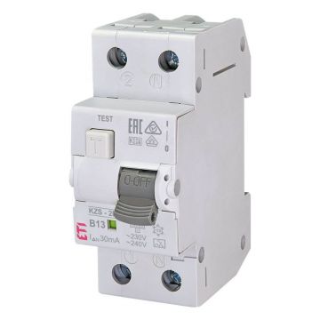 Diferential RCBO KZS-2M A B13 0.03 - ETI 002173203