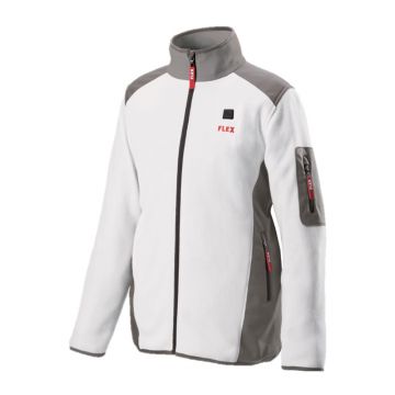 Fleece incalzit electric Flex 512095, TF White 10.8/18.0 XL Lady, compatibila cu acumulatori Li-Ion 10.8 si 18 V, pentru femei, marime XL