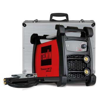 Invertor sudura  MMA Telwin TECHNOLOGY186MPGEXT_ACX, 160 A, electrozi 1.6-4  mm, valiza aluminiu, cu accesorii
