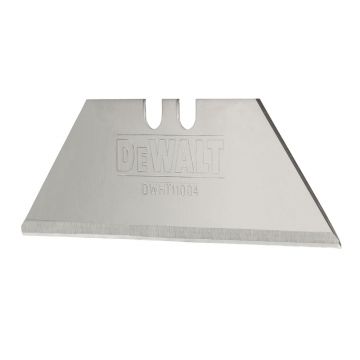 Lama trapez pentru cutter Dewalt DWHT11004-2, 62 x 19 mm, varfuri ascutite, set de 10 bucati