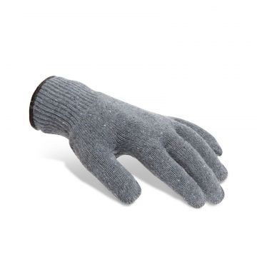 Manusi antiglisante din bumbac, cu buline PVC, L, 12 per. /pachet