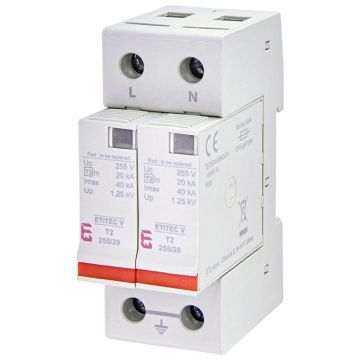 Protectie supratensiune ETITEC V T2 255 20 1+1 - ETI 002442954