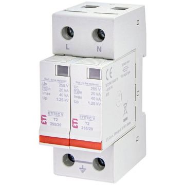 Protectie supratensiune ETITEC V T2 255 20 2+0 - ETI 002442953