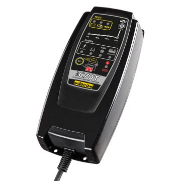 Redresor baterii Deca SMC70T, tensiune incarcare 12 V, capacitate baterii Pb/GEL/AGM 14-150 Ah