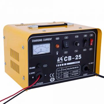 Redresor baterii Tehnoweld CB-25, tensiune incarcare 12/24 V, capacitate baterii cu capacitate baterii Pb 25-150 Ah