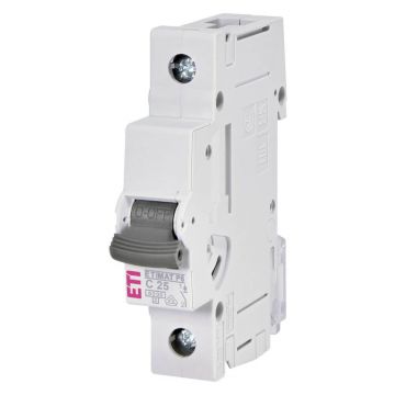 Siguranta automata ETIMAT P6 1p C25 - ETI 001900032