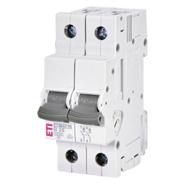Siguranta automata ETIMAT P6 2p B25 - ETI 001900212