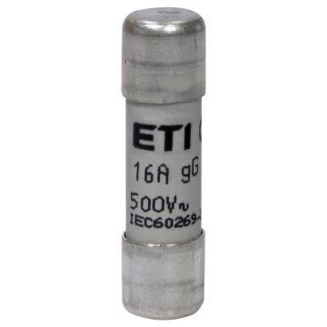 Siguranta fuzibila cilindrica CH10x38 gG 16A 500V - ETI 002651019