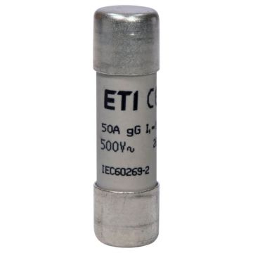 Siguranta fuzibila cilindrica CH14x51 gG 50A 500V - ETI 002651035