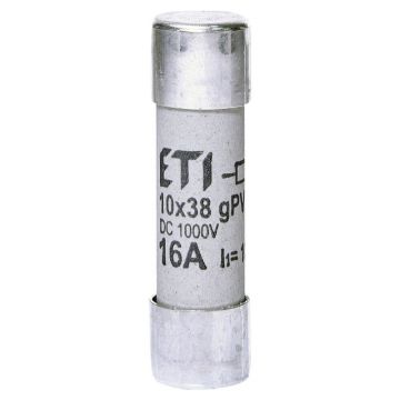 Siguranta panouri fotovoltaice CH10x38 gPV 16A 1000V UL - ETI 002625107
