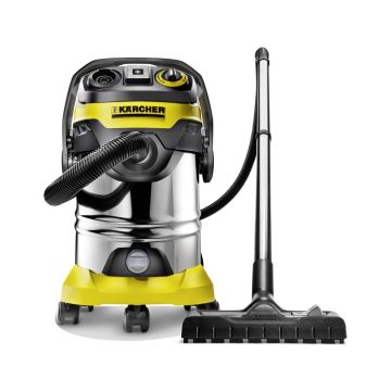 Aspirator umed-uscat multifunctional Karcher WD 6 P Premium, 230 V, 1300 W, recipient inox 30 l
