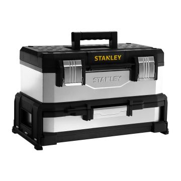Cutie de scule cu sertar Stanley 1-95-830, plastic si metal galvanizat, 54.5 x 33.5 x 28 cm