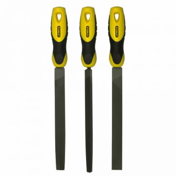 Set 3 pile cu maner Stanley 0-22-464, 200 mm