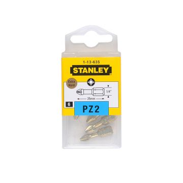 Set 6 biti torsiune Stanley 1-13-635, 25 mm, 1/4
