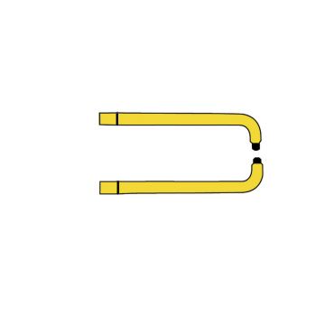 Set brate racite cu apa XB4 pentru sudura in puncte Telwin 803167, 400 mm, pentru Inverspotter 12000, cu electrozi 32 mm