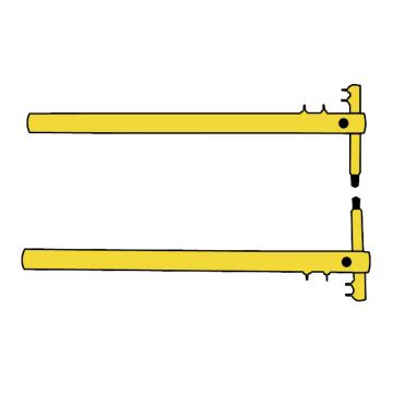 Set brate XP3 pentru sudura in puncte Telwin 803102, 700 mm, cu electrozi