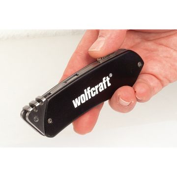 Briceag din aluminiu Wolfcraft 4124000, pentru activitati in timpul liber