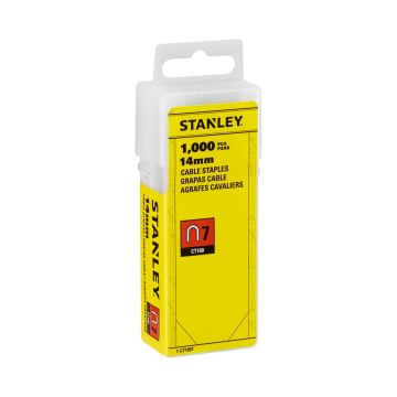 Capse tip 7 Stanley 1-CT109T, 1000 buc, 14 mm