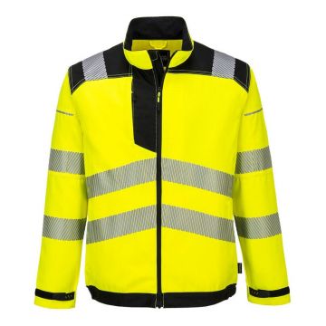 Jacheta de lucru Hi-Vis PW3 Portwest T500YBRL, culoare galben/ negru, marime L