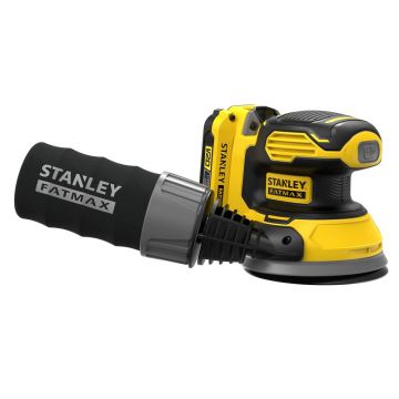Masina de slefuit orbital 18V, Stanley Fatmax V20, SFMCW220D1S, 125mm