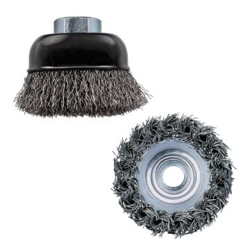 Perie cupa Dewalt DT3480, tip oala, D 65 mm, pentru polizoare unghiulare, sarma ondulata, filet M14 Perie cupa Dewalt DT3480, tip oala, D 65 mm, pentru polizoare unghiulare, sarma ondulata, filet M14
