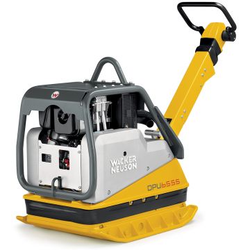 Placa compactoare reversibila Wacker Neuson DPU6555H, diesel, greutate 480 kg, forta de impact 65 kN