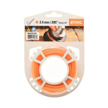 Rezerva fir rotund silentios STIHL 00009302419, 2.4 mm, 14.6 m