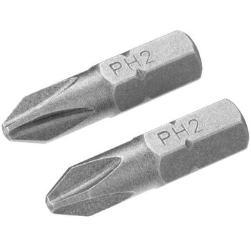 Set 2 biti Stanley STA61021, 25 mm, PH2