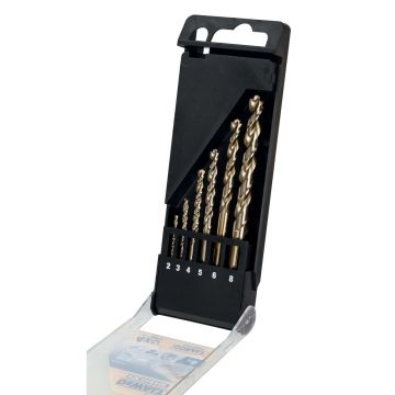 Set 6 burghie pentru metal DeWALT DT4956, tip HSS-E, cobalt
