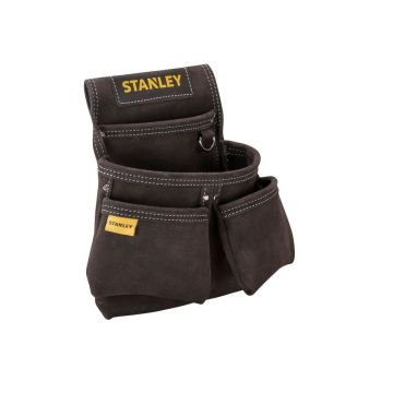 Suport curea pentru scule Stanley STST1-80116, din piele cu 3 buzunare