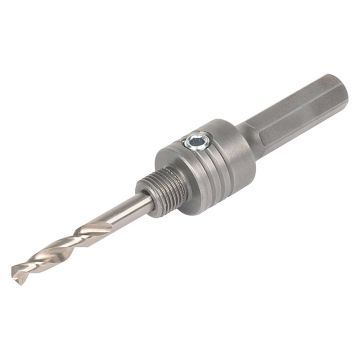 Adaptor pentru carote bimetal cu burghiu de centrare Wolfcraft 5957000, lungime 68 mm, filet 1/2