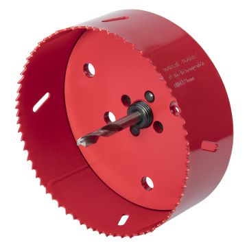 Carota bimetal Wolfcraft 5497000, diametru D 121 mm, adancime de taiere 40 mm