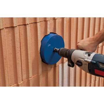 Carota universala completa Wolfcraft 5962000, diametru 152 mm, cu burghiu de centrare HM cu diametrul de 8 mm si tija hexagonala