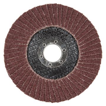 Disc lamelar Wolfcraft 8425000, granulatie 40, profil convex, corindon, 125X22.23 mm