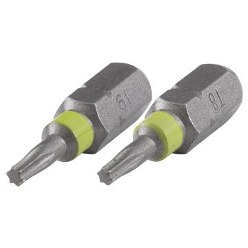 Set 2 biti pentru insurubat Wolfcraft 2495000, TX8-TX9, prindere E63, lungime 25 mm