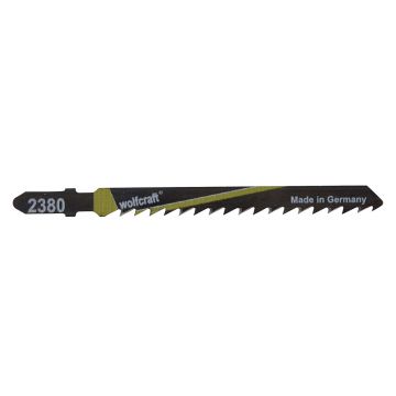 Set 2 panze pentru fierastrau pendular Wolfcraft 2380000, prindere in T, pentru lemn, adancime taiere 50 mm