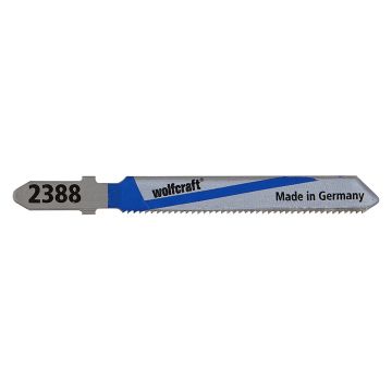 Set 2 panze pentru fierastrau pendular Wolfcraft 2388000, prindere in T, pentru metal, adancime taiere 1 - 3 mm