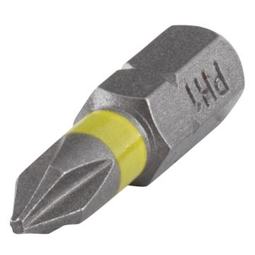 Set 3 biti pentru insurubat PH1 Wolfcraft 1330000, prindere C6.3, lungime 25 mm