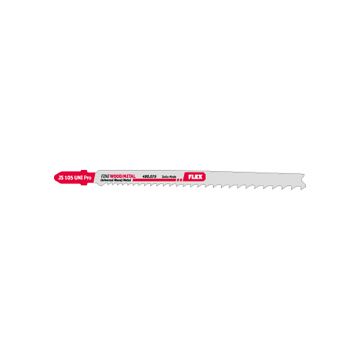 Set 3 lame pentru fierastrau pendular Flex 490075, JS 105 UNI Pro VE 3, pentru lemn cu cuie, demolari, coada tip T, 105 mm