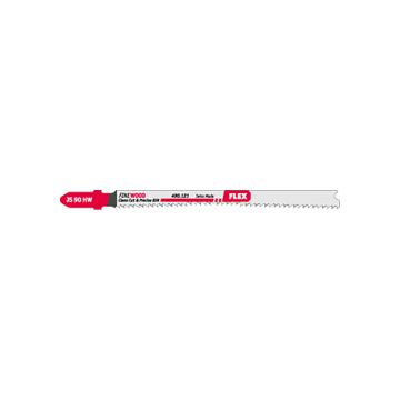 Set 3 lame pentru fierastrau pendular Flex 490121, JS 90 HW VE 3, pentru lemn tare, coada tip T, 90 mm